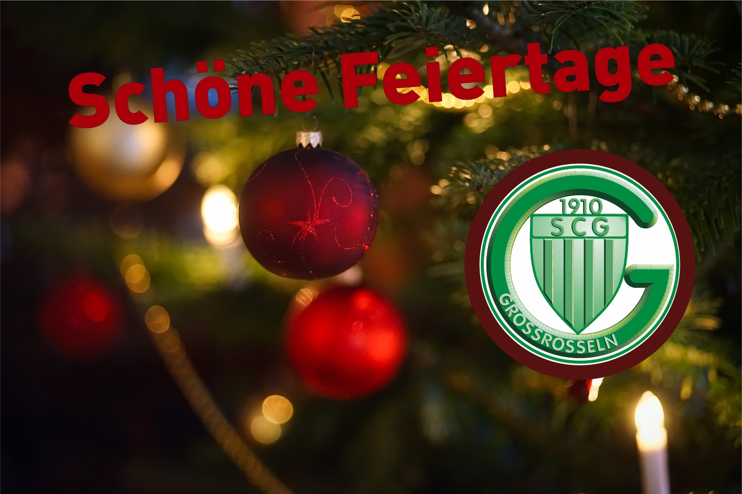 SC 1910 Großrosseln e.V. Frohe Feiertage und denkt an den 2. Charity